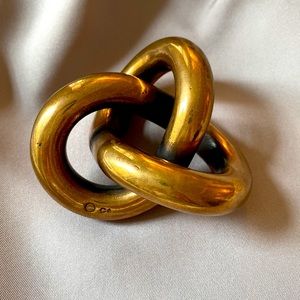 Bronze sculpture by M. C. Escher.